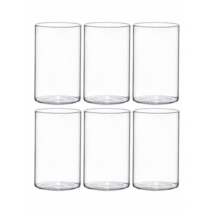 Buy Nicolette Glass Tumbler (Small) - Set Of Six at Vaaree online | Beautiful Glasses to choose from