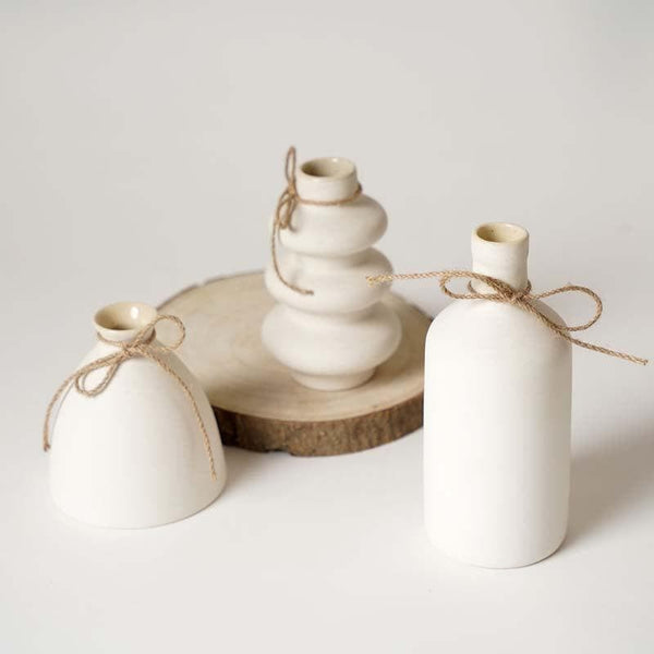 Buy Curvilinear Vases - Set of Three at Vaaree online | Beautiful Vase to choose from