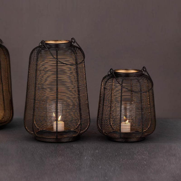 Buy Contemporary Lantern Candle Holder - Set Of Two Online in India | Candle Holders on Vaaree