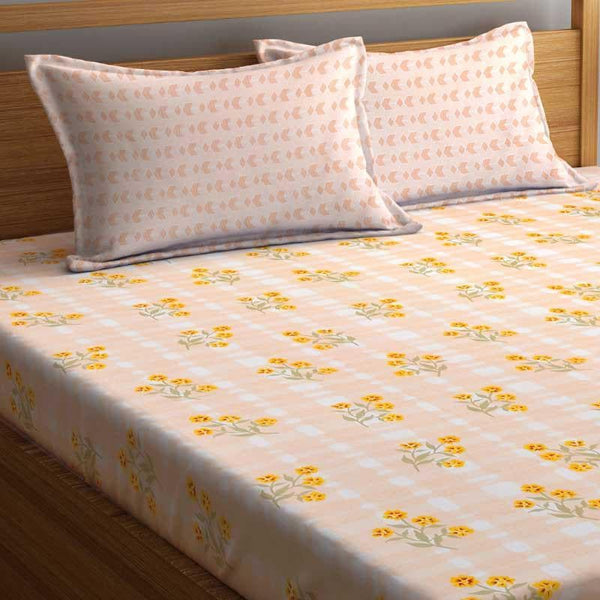 Buy Slumbering Flora Bedsheet at Vaaree online | Beautiful Bedsheets to choose from