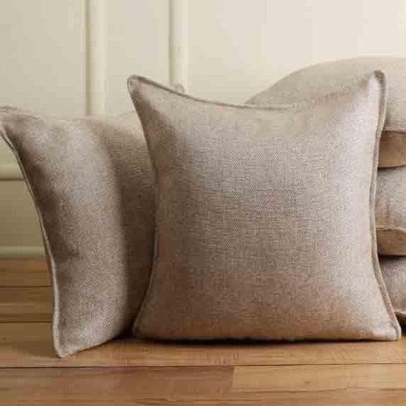 Buy Blissful Beige Cushion Cover - Set Of Two at Vaaree online | Beautiful Cushion Cover Sets to choose from