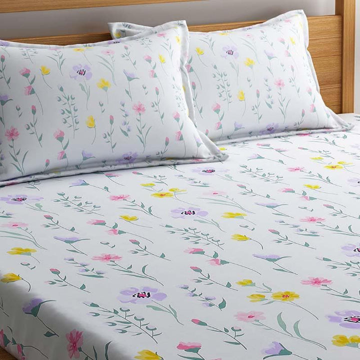 Buy Summer Floraison Bedsheet at Vaaree online | Beautiful Bedsheets to choose from