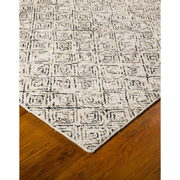 Timeless Textures Hand Tufted Rug - Brown & White