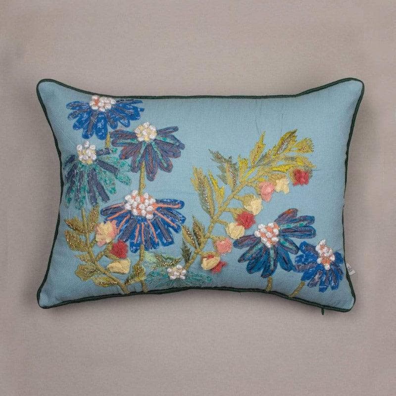 Buy Aster Embroidered Cushion Cover Cushion Covers from Vaaree