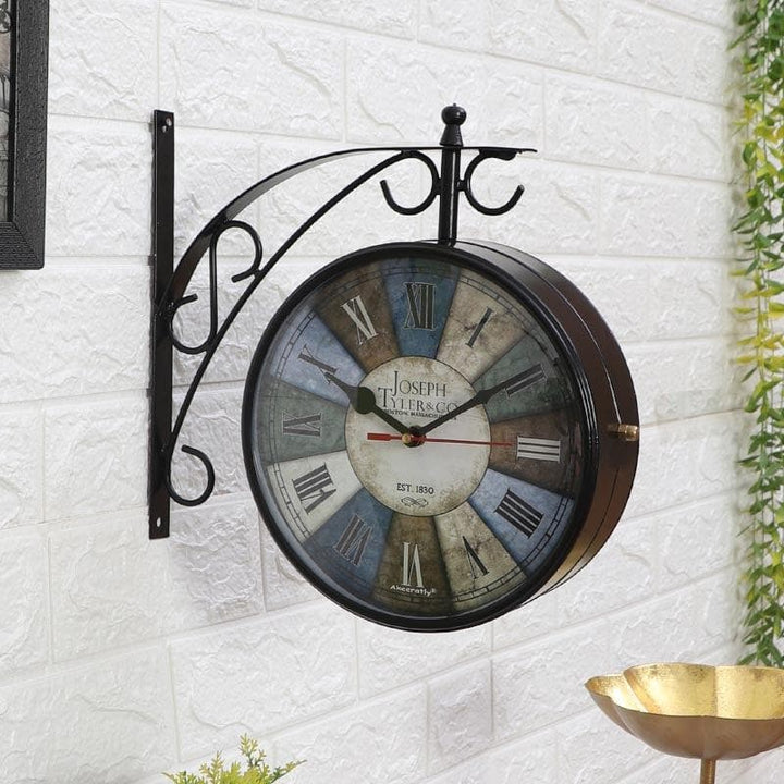 Buy Mathew Vintage Station Wall Clock at Vaaree online | Beautiful Wall Clock to choose from