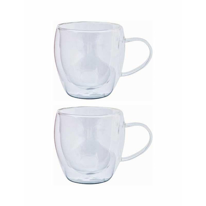 Buy Cooltrex Glass Mug (Round) - Set Of Two at Vaaree online | Beautiful Mug & Tea Cup to choose from