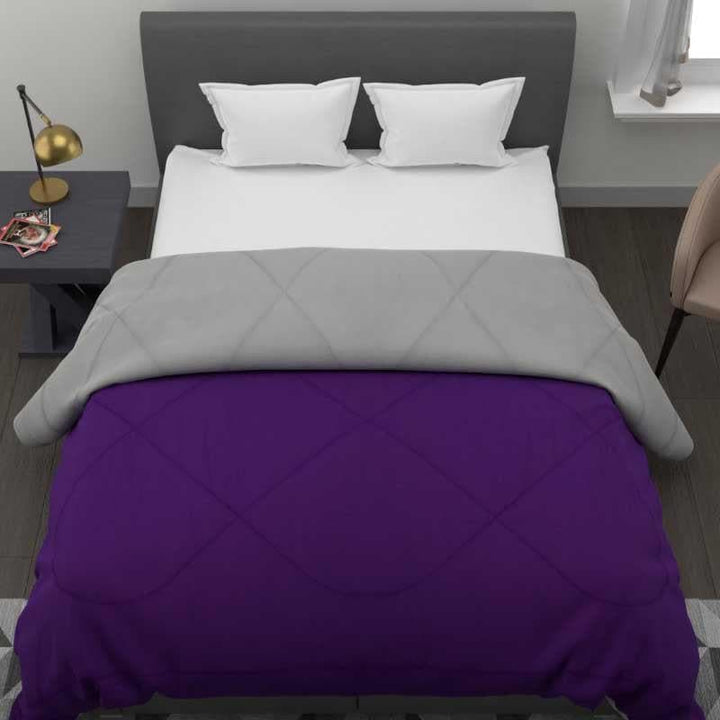 Buy Greysque Double Comforter - Purple at Vaaree online | Beautiful Comforters & AC Quilts to choose from