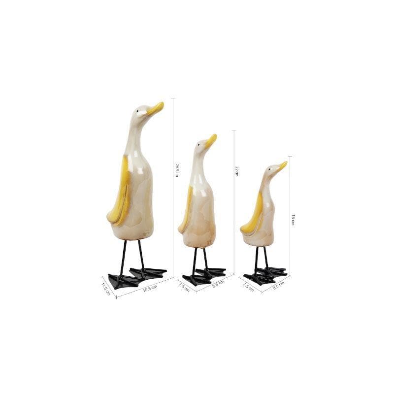 Buy Quacky Duck Trip - Set Of Three at Vaaree online | Beautiful Showpieces to choose from