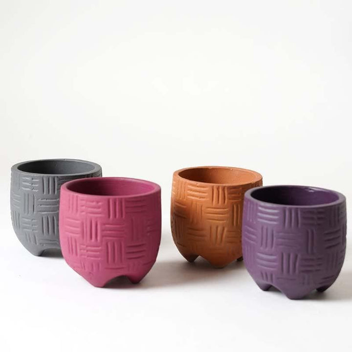 Buy Ludwig Planters - Set Of Four at Vaaree online | Beautiful Pots & Planters to choose from