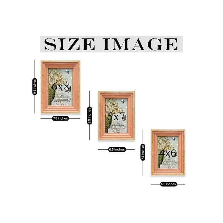 Buy Timber Treasures Table Photoframe at Vaaree online | Beautiful Photo Frames to choose from