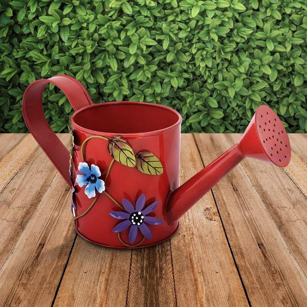 Buy Twined Floral Water Can - Red at Vaaree online | Beautiful Garden Accessories to choose from