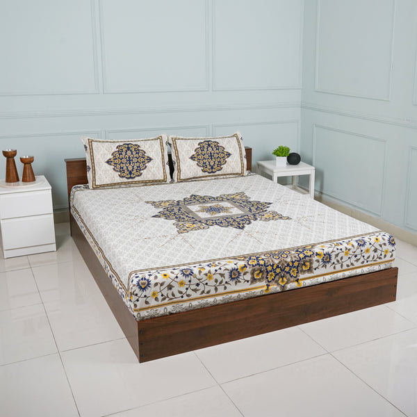 Buy Avleen Ethnic Bedsheet Bedsheets from Vaaree