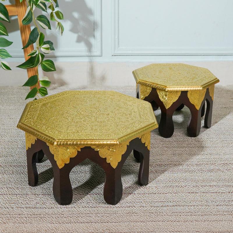 Buy Dikara Ethnic Stool - Set Of Two Benches & Stools from Vaaree