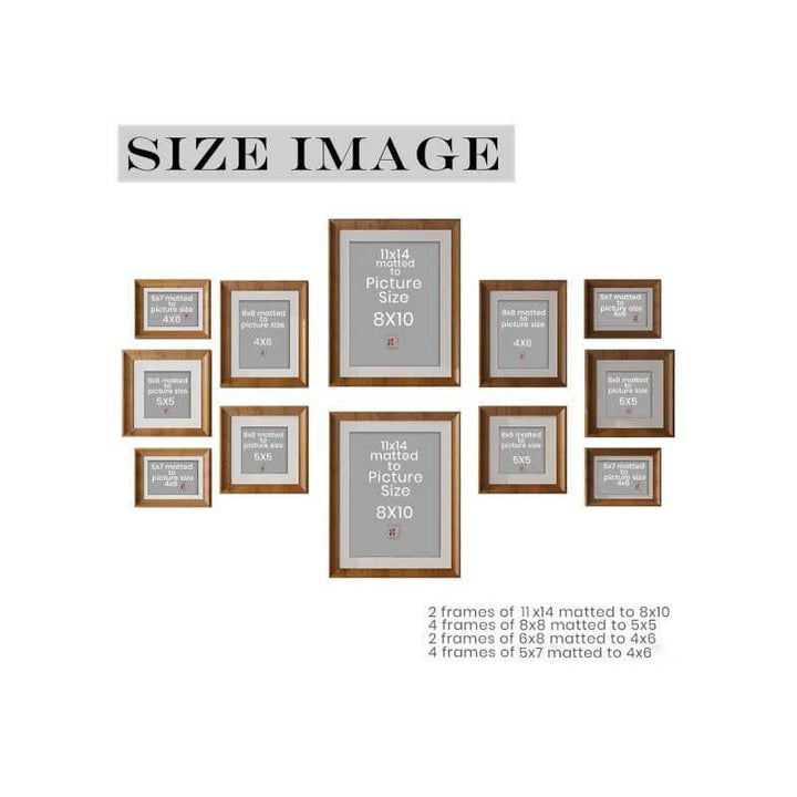 Buy Image Ensemble Wall Photo Frame - Set Of Twelve at Vaaree online | Beautiful Photo Frames to choose from