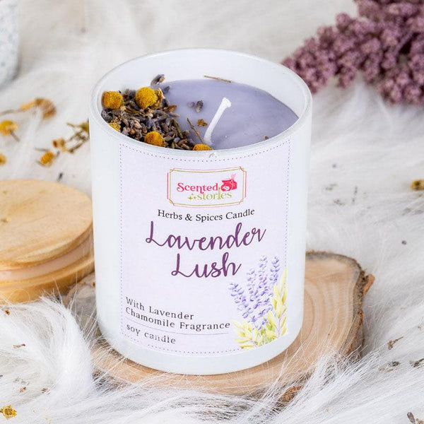 Buy Lavender Loop Scented Soy Wax Candle Online in India | Candles on Vaaree