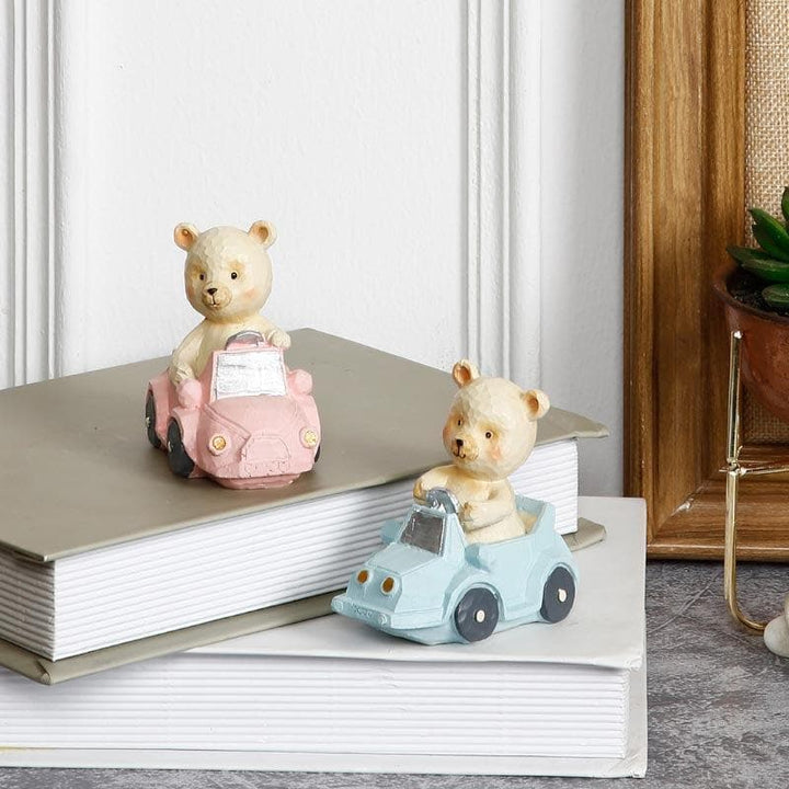 Buy Roadtripping Bears Showpiece - Set Of Two at Vaaree online | Beautiful Showpieces to choose from
