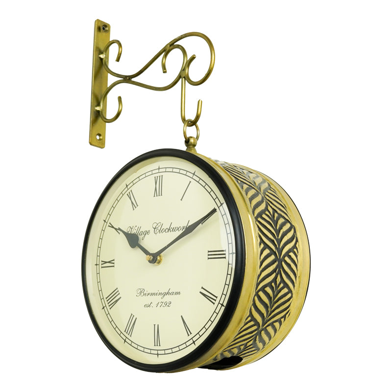 Buy Lousa Double Sided Station Clock Wall Clock from Vaaree