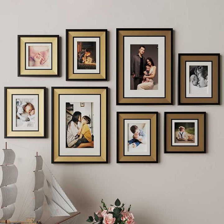 Buy Portrait Parade Wall Photo Frame - Set Of Eight at Vaaree online | Beautiful Photo Frames to choose from