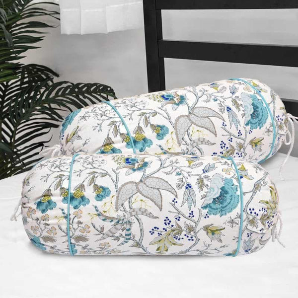 Buy Mausamiyaan Bolster Cover - Set Of Two at Vaaree online | Beautiful Bolster Covers to choose from
