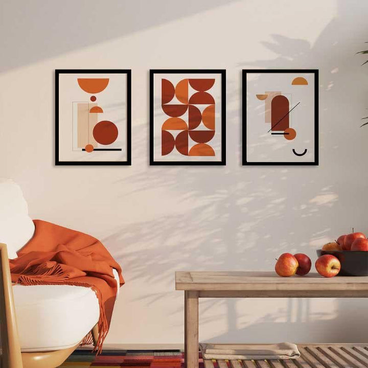 Buy Playful Palette Wall Art - Set Of Three at Vaaree online | Beautiful Wall Art & Paintings to choose from