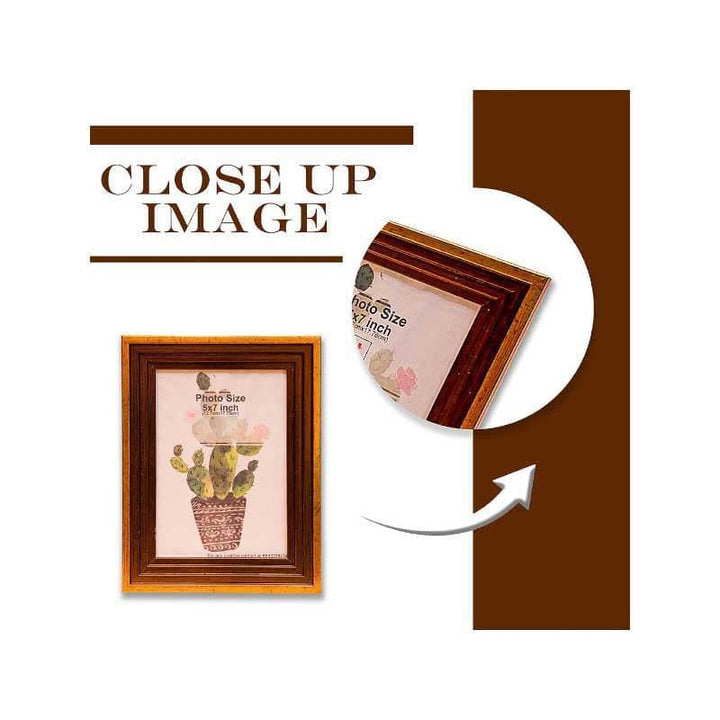Buy Crafty Timber Tales Table Photo Frame at Vaaree online | Beautiful Photo Frames to choose from