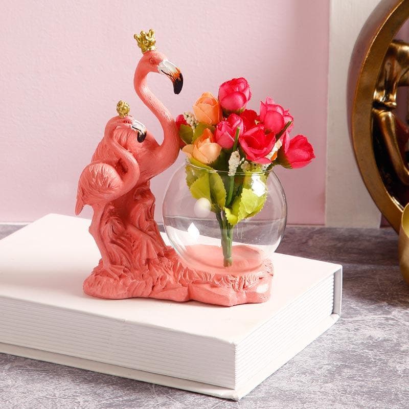 Buy Glitzy Flamingo Statue at Vaaree online | Beautiful Showpieces to choose from