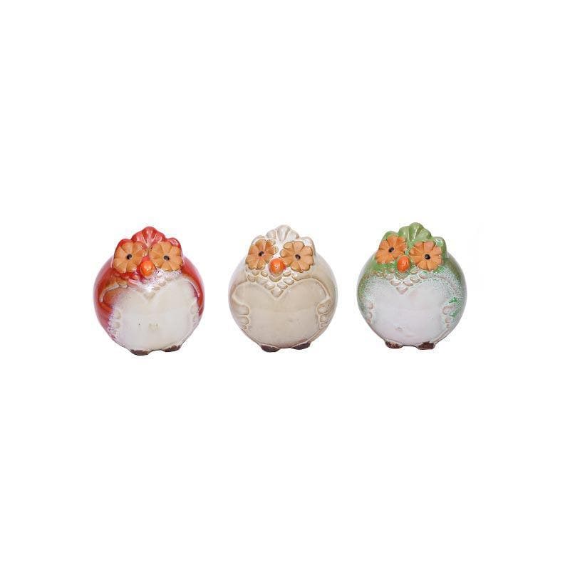 Buy Desk Owls Showpiece - Set Of Three at Vaaree online | Beautiful Showpieces to choose from