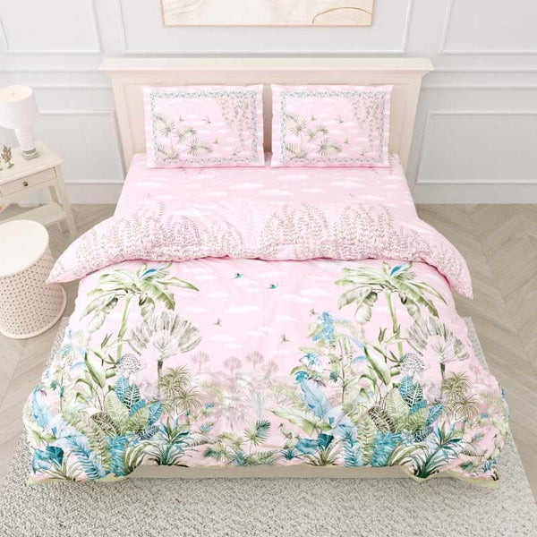 Buy Floral Fusion Bedsheet - Pink at Vaaree online | Beautiful Bedsheets to choose from