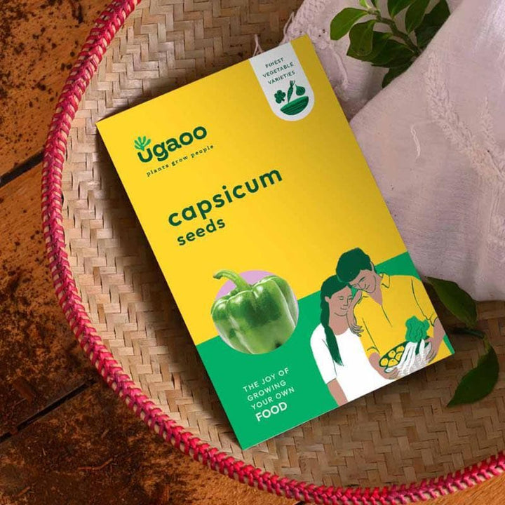 Buy Ugaoo Capsicum Green Vegetable Seeds at Vaaree online | Beautiful Seeds to choose from
