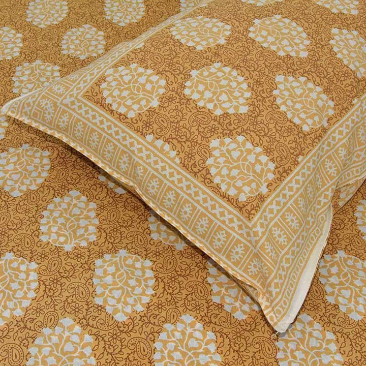 Buy Garden Glitz Bedsheet - Yellow at Vaaree online | Beautiful Bedsheets to choose from