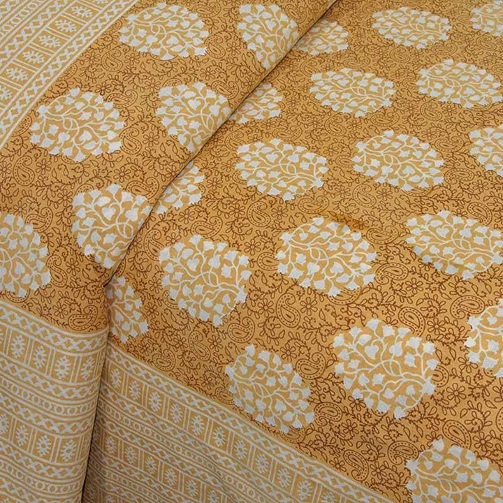 Buy Garden Glitz Bedsheet - Yellow at Vaaree online | Beautiful Bedsheets to choose from