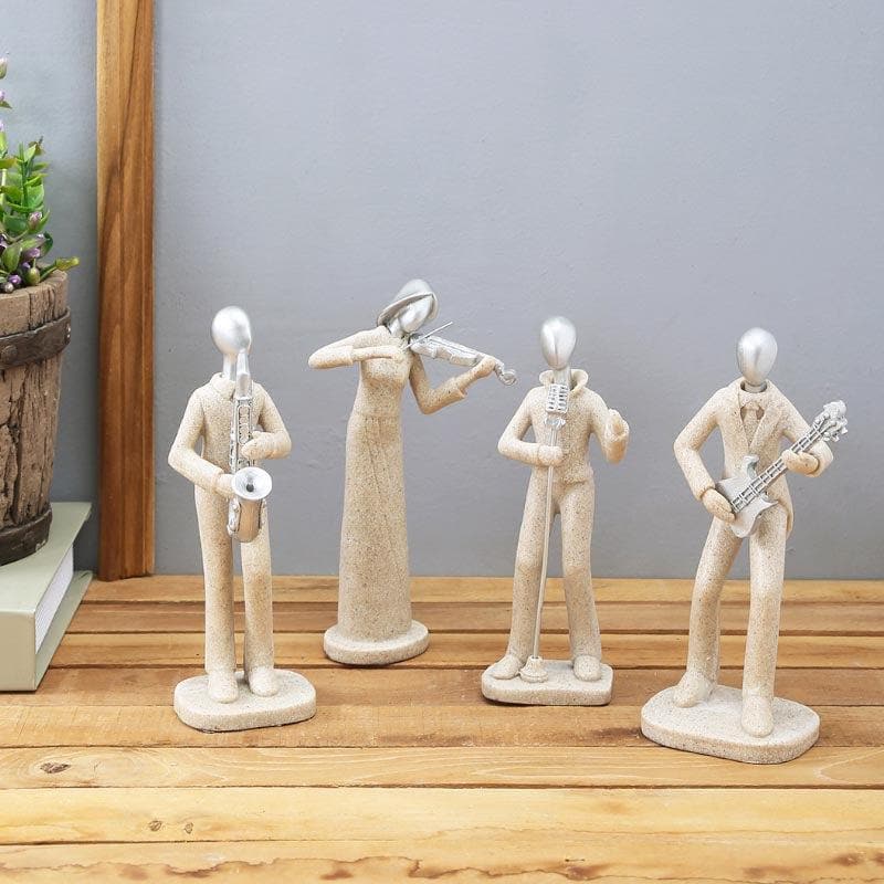 Buy Orchestra Tribe Figurine - Set Of Four at Vaaree online | Beautiful Showpieces to choose from