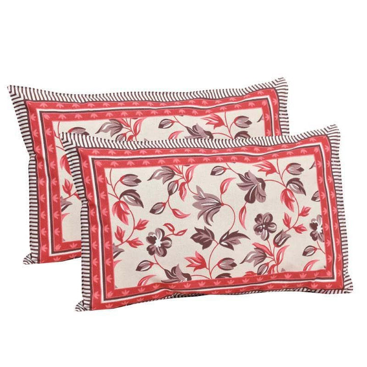 Buy Bloom Brigade Bedheet - Red at Vaaree online | Beautiful Bedsheets to choose from