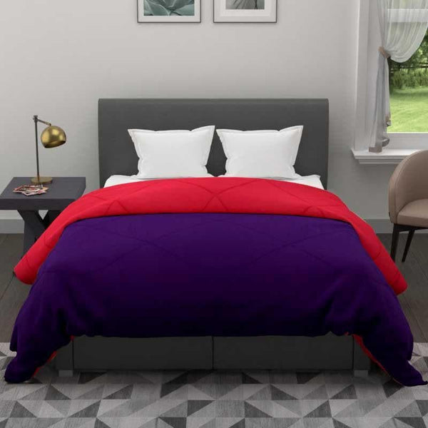 Buy Trapiye Double Comforter - Dark Pink at Vaaree online | Beautiful Comforters & AC Quilts to choose from