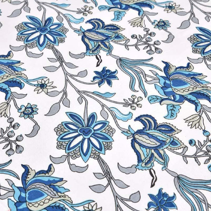 Buy Flower Folly Bedsheet - Blue at Vaaree online | Beautiful Bedsheets to choose from
