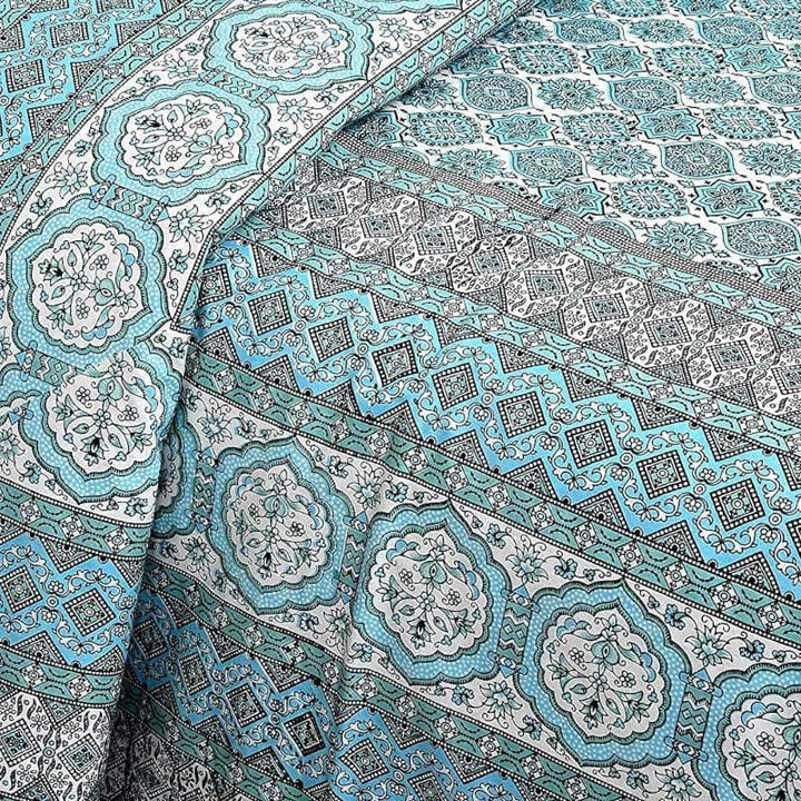 Buy Serene Snoozing Bedsheet - Blue at Vaaree online | Beautiful Bedsheets to choose from