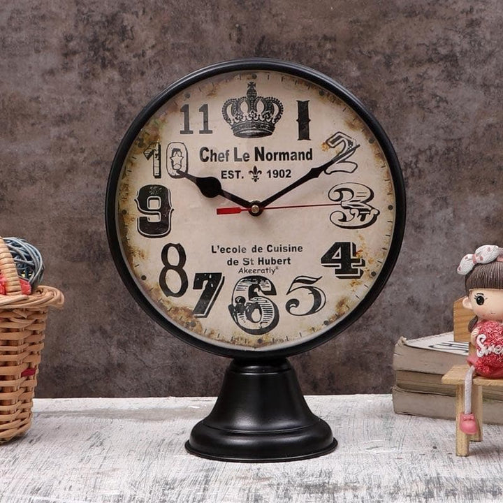 Buy Nellie Antique Table Clock at Vaaree online | Beautiful Table Clock to choose from