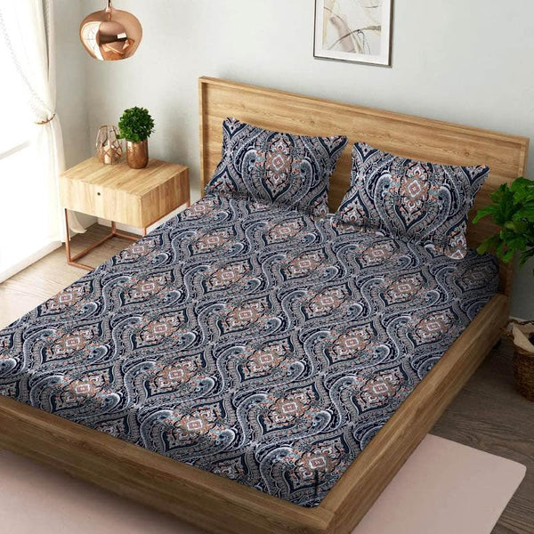 Buy Michelle Printed Bedsheet at Vaaree online | Beautiful Bedsheets to choose from