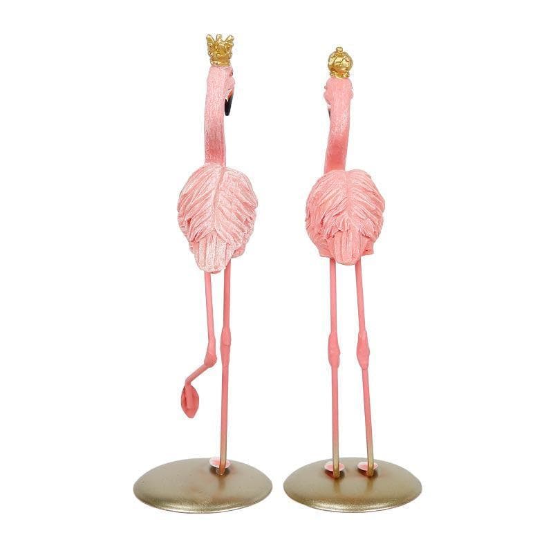 Buy Fiery Flamingos Figurine - Set Of Two at Vaaree online | Beautiful Showpieces to choose from