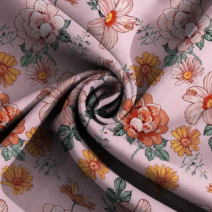 Buy Pink Aurora Bedsheet at Vaaree online | Beautiful Bedsheets to choose from