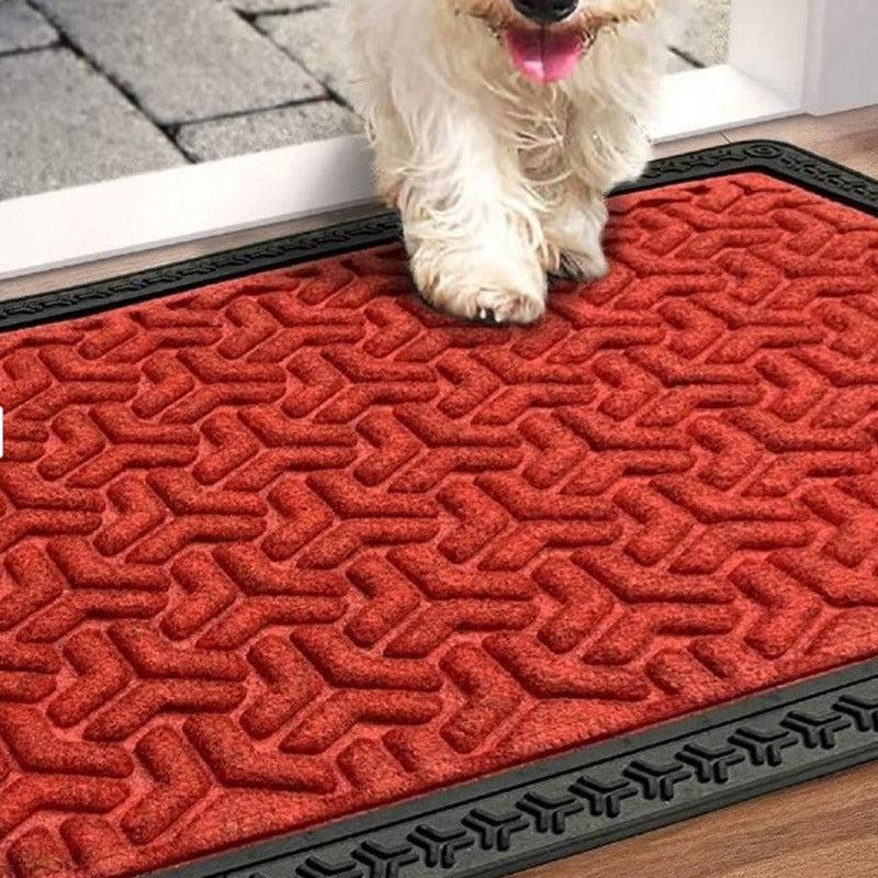 Buy Maxo Antiskid Doormat - Red Rugs from Vaaree