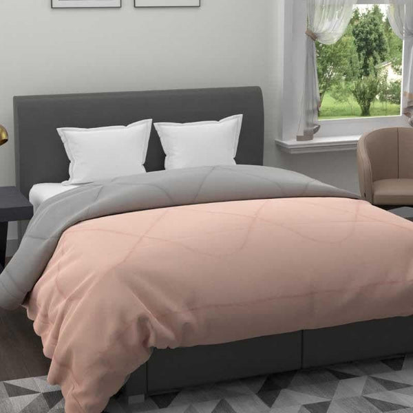 Buy Greysque Double Comforter - Peach at Vaaree online | Beautiful Comforters & AC Quilts to choose from