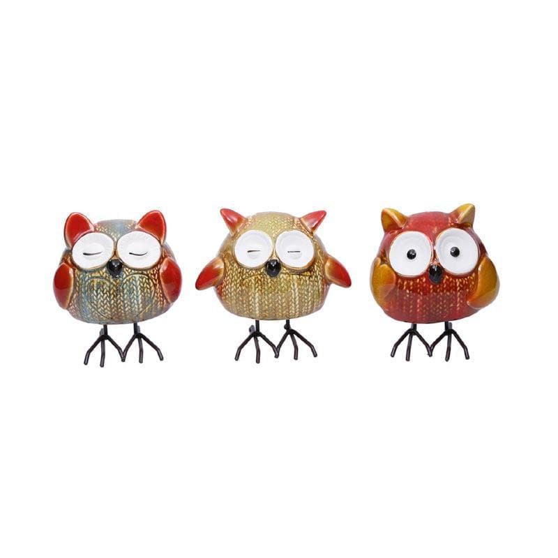 Buy Owl Trio Figurines at Vaaree online | Beautiful Showpieces to choose from