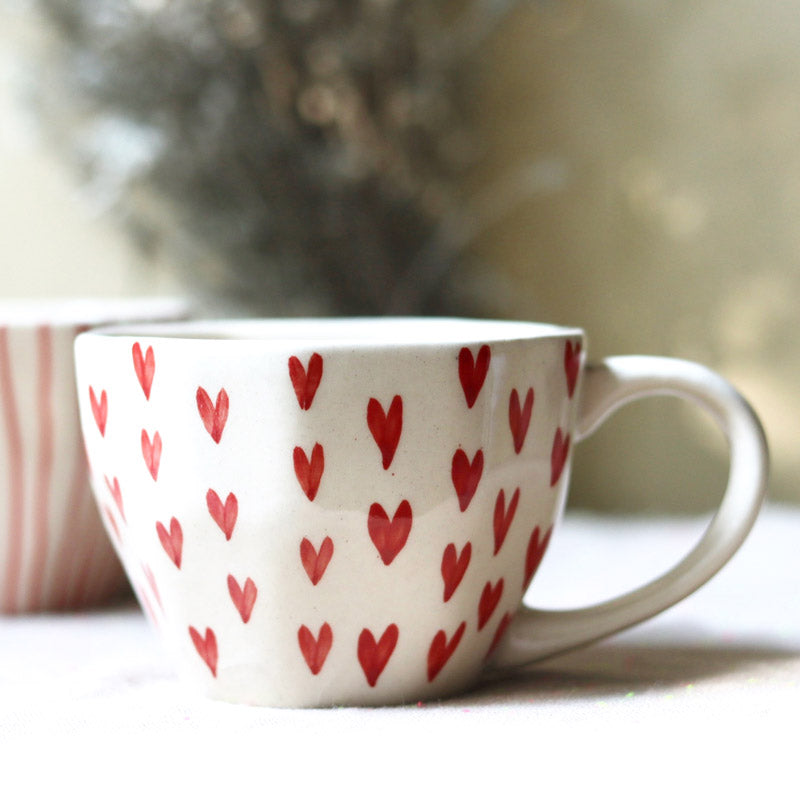 Buy Love Lume Cup & Coaster - Two Piece Set Mug & Tea Cup from Vaaree