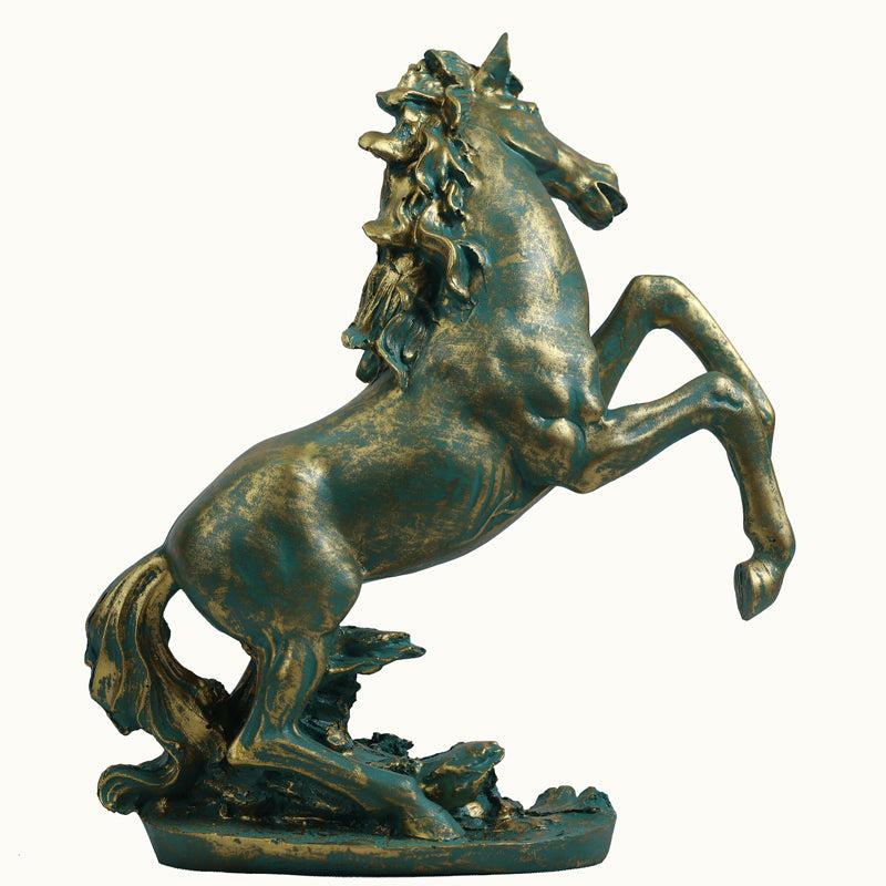 Buy Royal Stallion Hop Showpiece - Green Showpieces from Vaaree