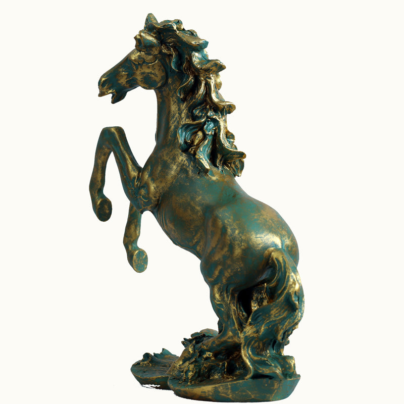 Buy Royal Stallion Hop Showpiece - Green Showpieces from Vaaree