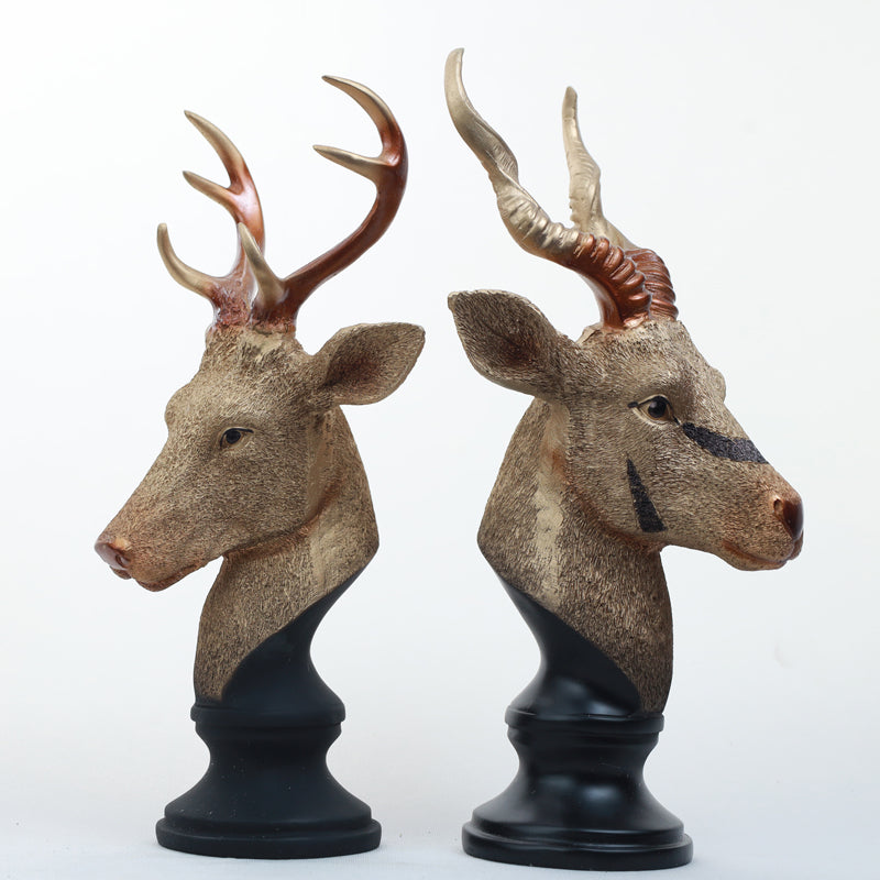 Buy Deer Dream Showpiece - Set Of Two Showpieces from Vaaree