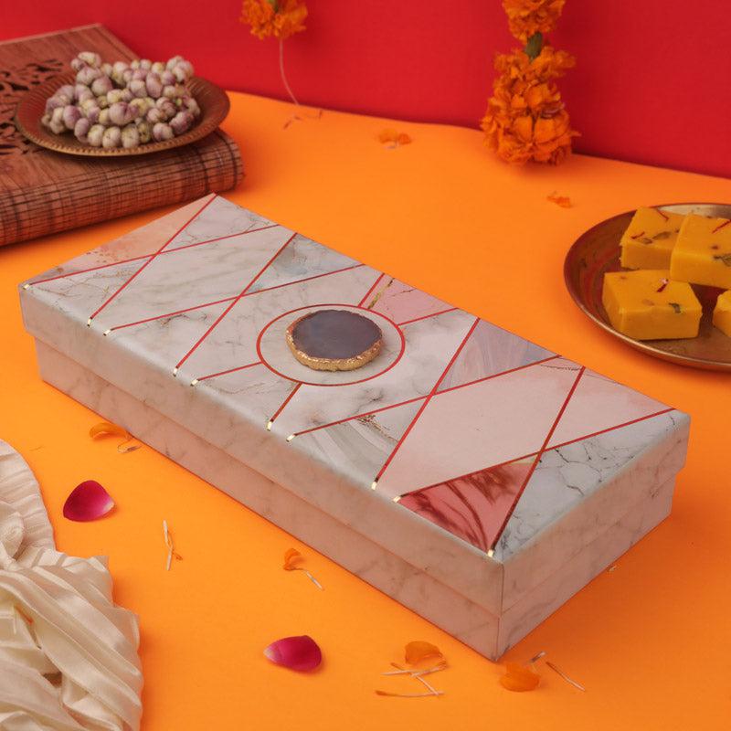 Buy Mithuna Phool Marble Festive Gift Box Gift Box from Vaaree