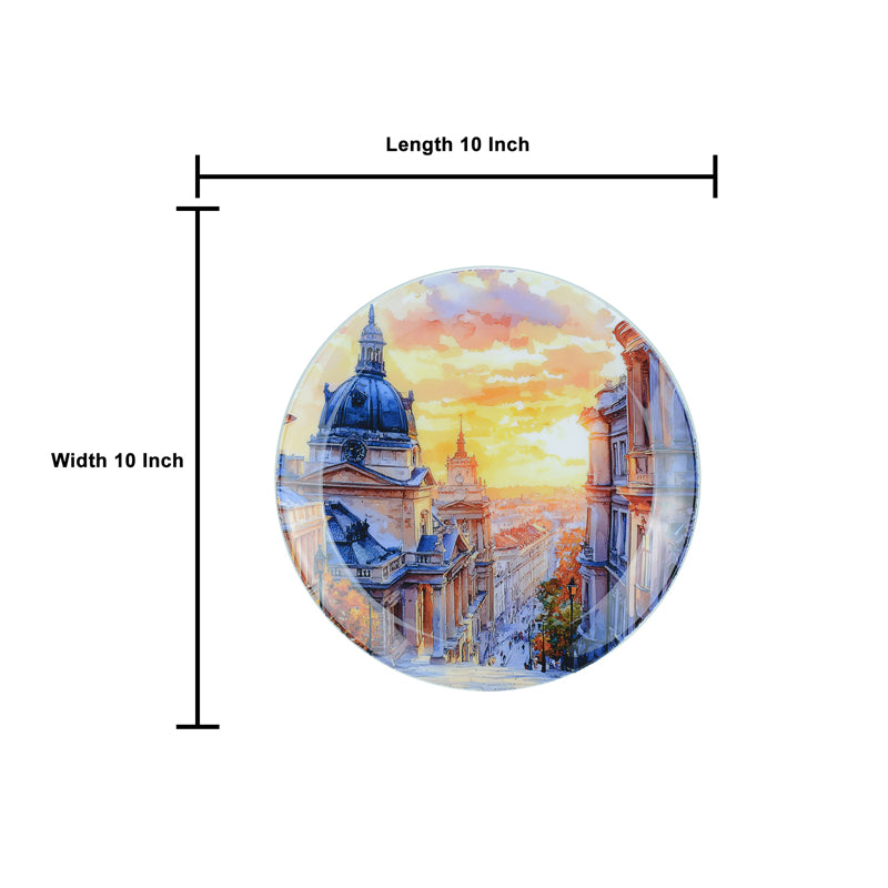 Buy City Sunset Wall Plate Wall Plates from Vaaree