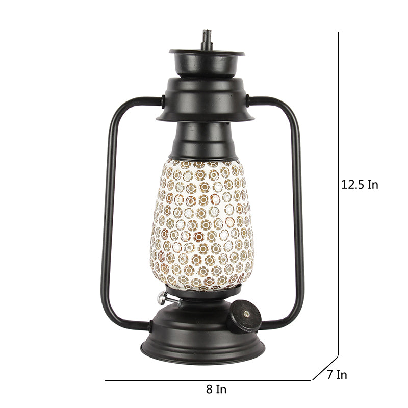 Buy Navina Mosaic Lantern Table Lamp - Black Table Lamp from Vaaree